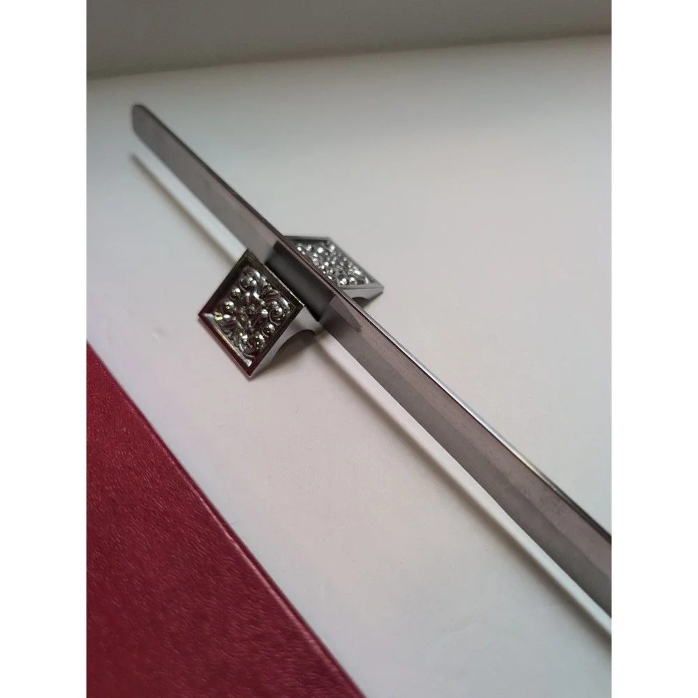 Mid-Century Modern Carvel Hall Meat Carver Knife With Knife Stand Stainless USA